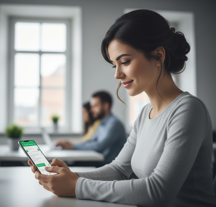 Customer on Whatsapp